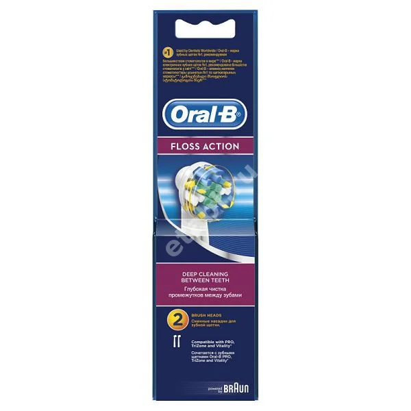 НАСАДКА Oral-b Floss action сменная д/зубной щетки N2 (ПРОКТЕР & ГЕМБЛ , ГЕРМАНИЯ)