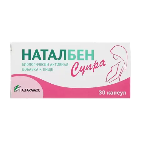 НАТАЛБЕН СУПРА капс. N30 (Италфармако, ИТАЛИЯ)