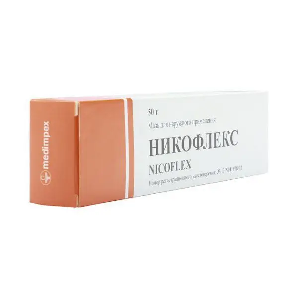 НИКОФЛЕКС мазь 50г N1 (Реанал, ВЕНГРИЯ)