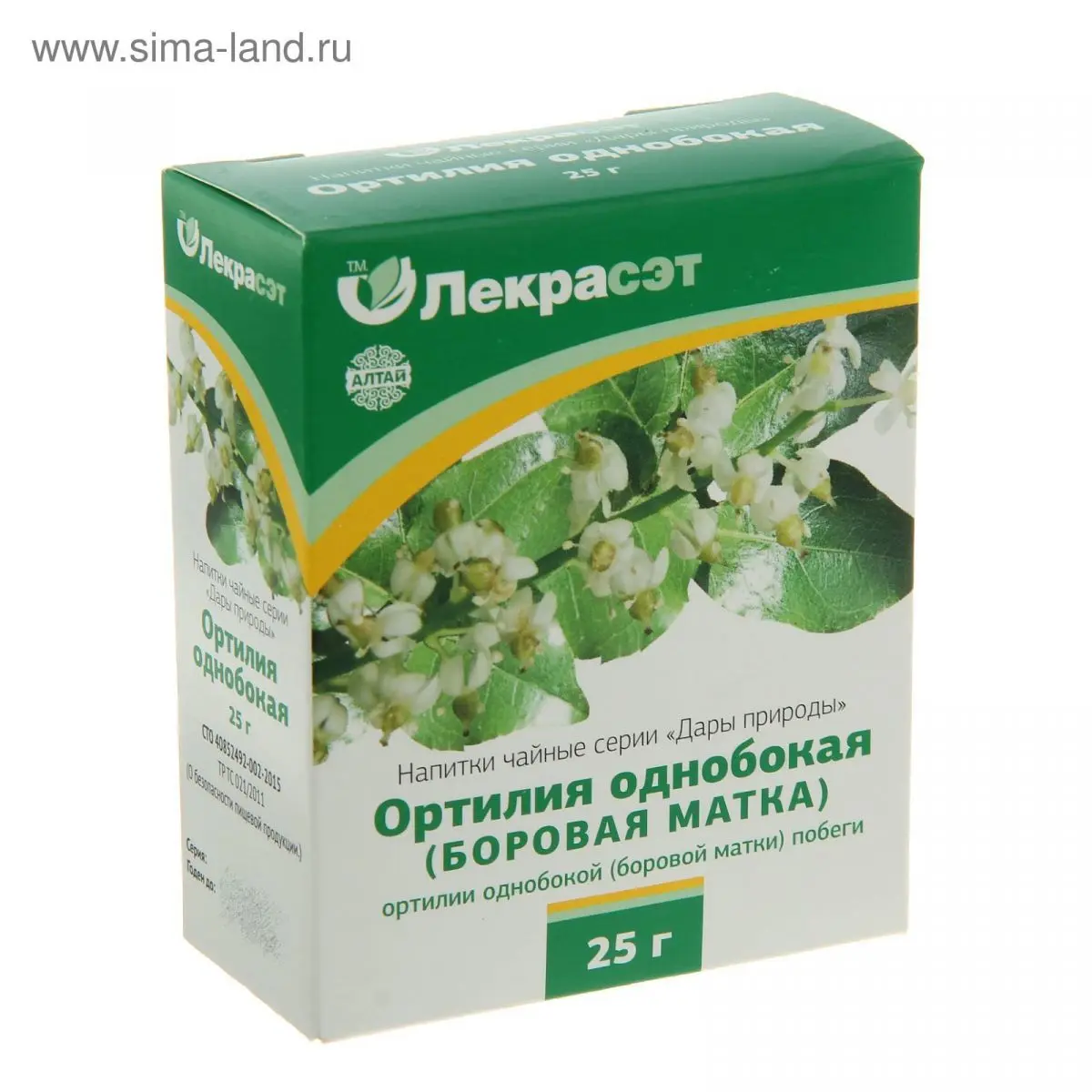 ОРТИЛИЯ ОДНОБОКАЯ (БОРОВАЯ МАТКА) 25г N1 (Лекра-СЭТ, РФ)