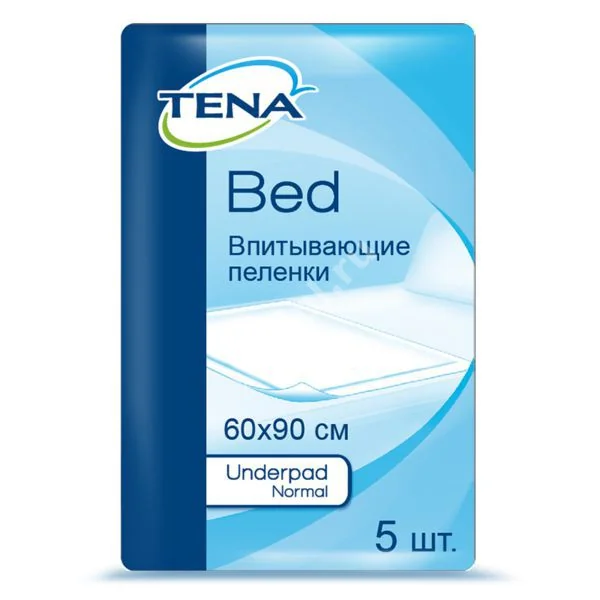 ТЕНА Bed Underpad Normal пеленки впитывающие 60х90см N5 (ЭССИТИ, ПОЛЬША)