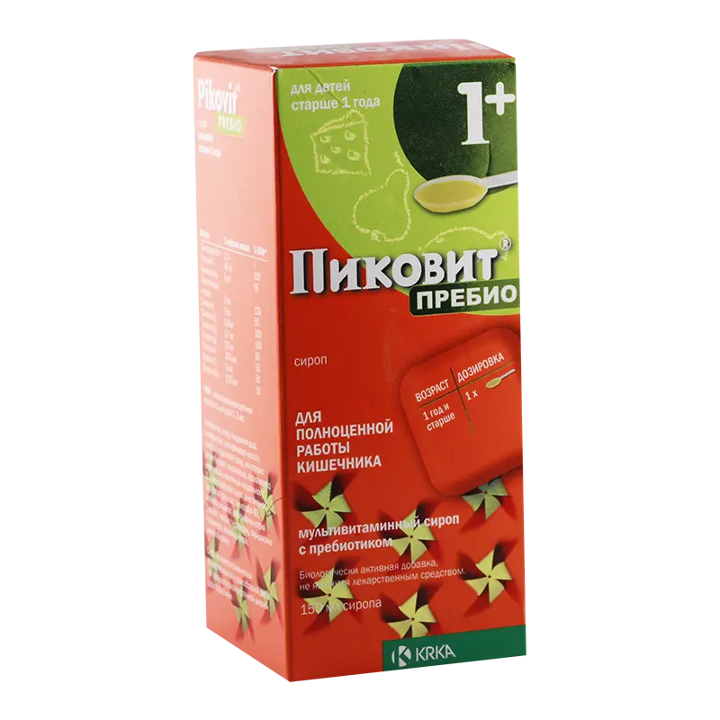 Спрей с пребиотиками. Пиковит 1+ сироп фл 150мл. Пиковит 150мл. Сироп /Krka/. Пиковит сироп 150мл (КРКА). Пиковит Пребио сироп 150,0 (НДС).