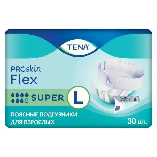 ТЕНА Flex подгузники д/взрослых Super 7кап. р.L N30 (Эссити Хайджин энд Хелс, НИДЕРЛАНДЫ)