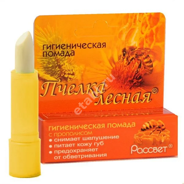 ПЧЕЛКА ЛЕСНАЯ помада гигиеническая 3г Прополис (Рассвет, РФ)