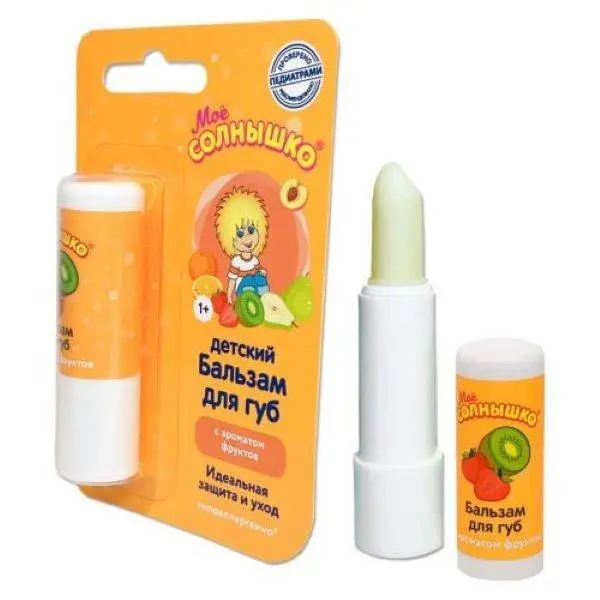 МОЕ СОЛНЫШКО бальзам для губ 2.8г Фрукты (АВАНТА, РФ)