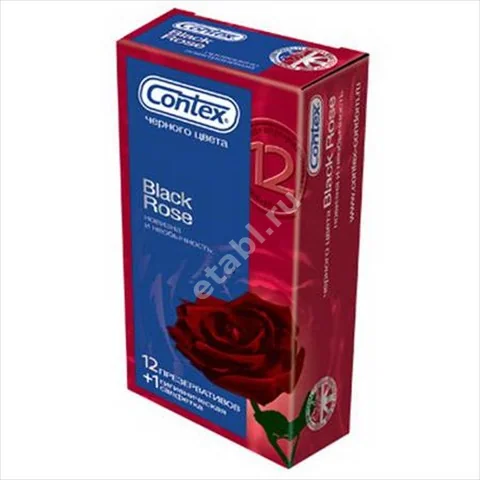 КОНТЕКС (CONTEX) Black Rose презервативы N12 Черная роза (РЕКИТТ БЕНКИЗЕР, ФРАНЦИЯ)