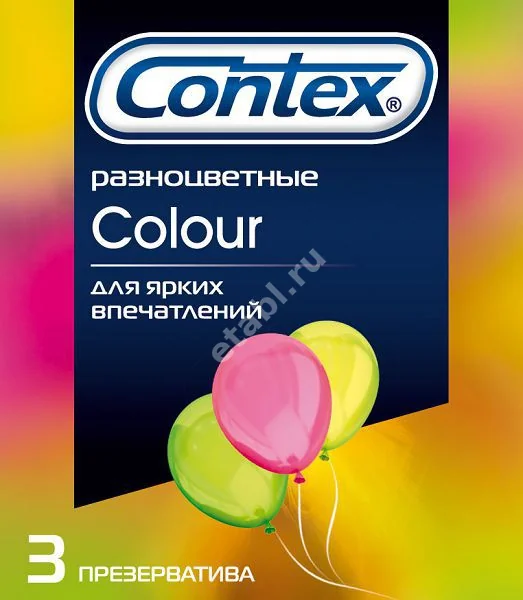 КОНТЕКС (CONTEX) Colour презервативы N3 Разноцветные (РЕКИТТ БЕНКИЗЕР, ФРАНЦИЯ/ТАИЛАНД)