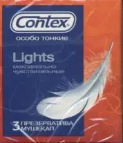 КОНТЕКС (CONTEX) Lights презервативы N3 Особо тонкие (РЕКИТТ БЕНКИЗЕР, ФРАНЦИЯ/ТАИЛАНД/ВЕЛИКОБРИТАНИЯ)