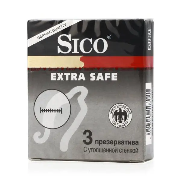 СИКО (SICO) презервативы N3 Extra safe (с утолщенной стенкой) (БОЛЕАР, ГЕРМАНИЯ)