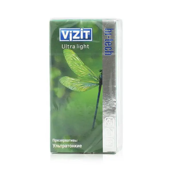 ВИЗИТ (VIZIT) Hi-tech презервативы Ultra light (ультратонкие) N12 (БОЛЕАР, ГЕРМАНИЯ)