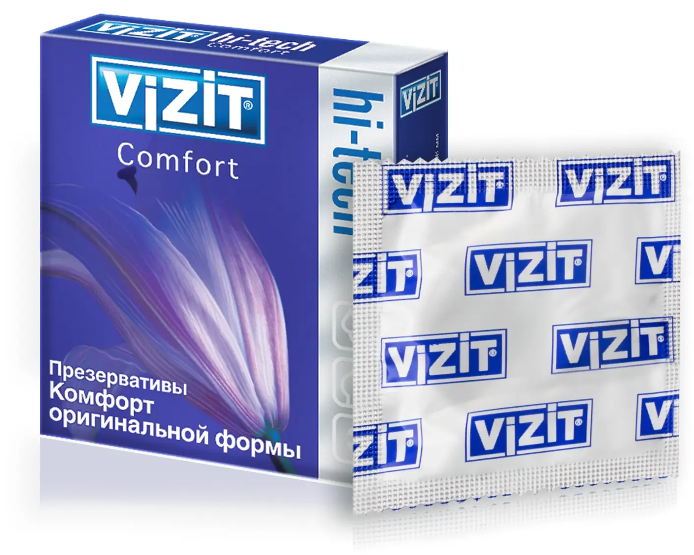 ВИЗИТ (VIZIT) Hi-tech презервативы Comfort N3 (БОЛЕАР, ГЕРМАНИЯ)