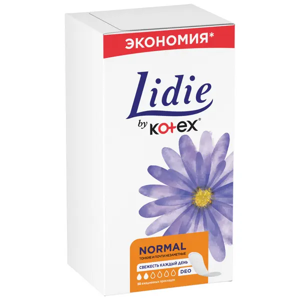 ЛИДИЕ (Lidie) прокладки ежедневные Део N50 (Кимберли Кларк, КИТАЙ)