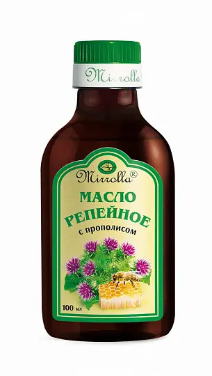 РЕПЕЙНОЕ МАСЛО (фл.) 100мл Прополис (МИРРОЛЛА, РФ)