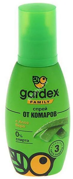 ГАРДЕКС Family спрей от комаров 100мл (Аэрозоль Новомосковск, РФ)