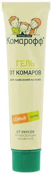 КОМАРОФФ гель от комаров д/нанесения на кожу 45мл (ХИМИК, РФ)