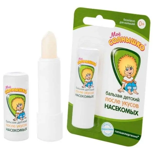 МОЕ СОЛНЫШКО бальзам после укусов насекомых детский 2.8г (АВАНТА, РФ)
