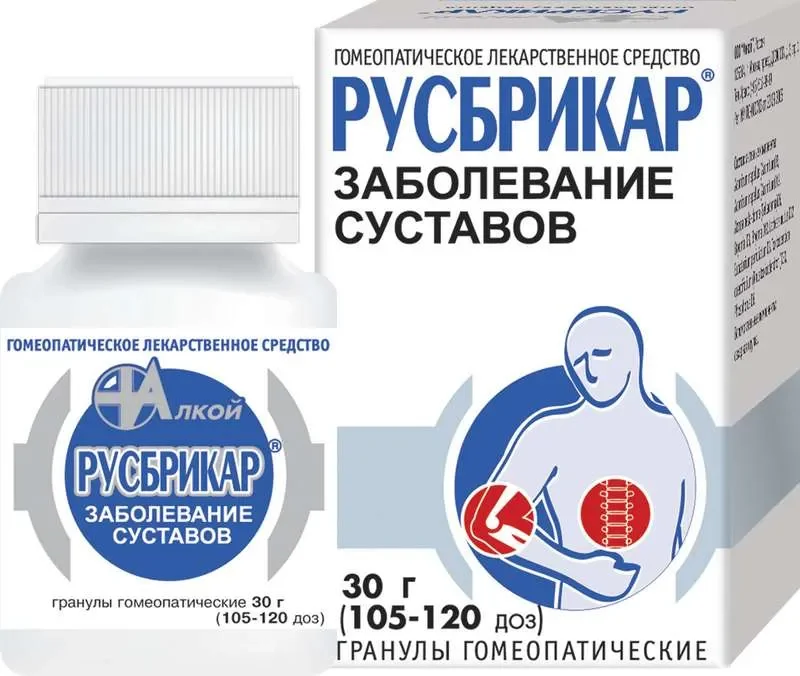 РУСБРИКАР гран. гомеопат. 30г N1 (АЛКОЙ, РФ)