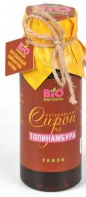 ТОПИНАМБУР Bio national сироп (фл.) 250мл Лимон (Терра, РФ)
