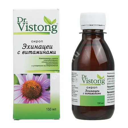 ЭХИНАЦЕИ СИРОП Доктор Вистонг с витаминами сироп (фл.) 150мл N1 (НАБИСС, РФ)