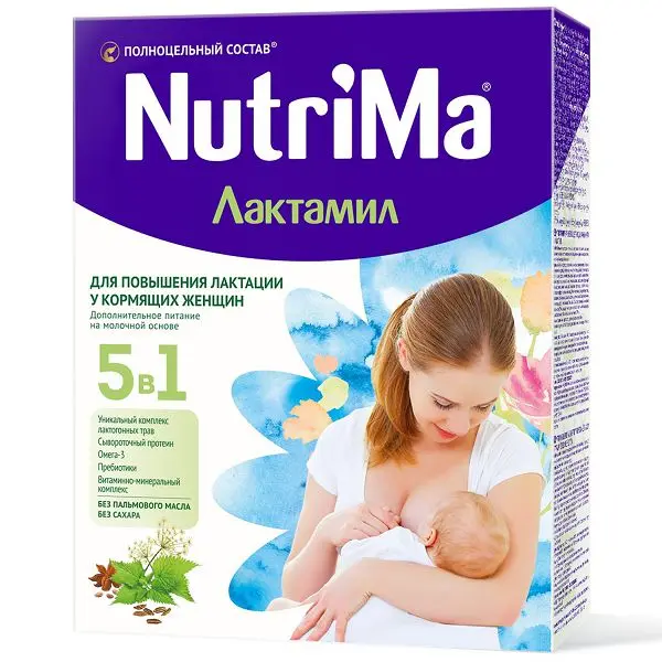 ЛАКТАМИЛ Нутрима смесь сухая д/кормящих матерей 350г (Инфаприм, РФ)