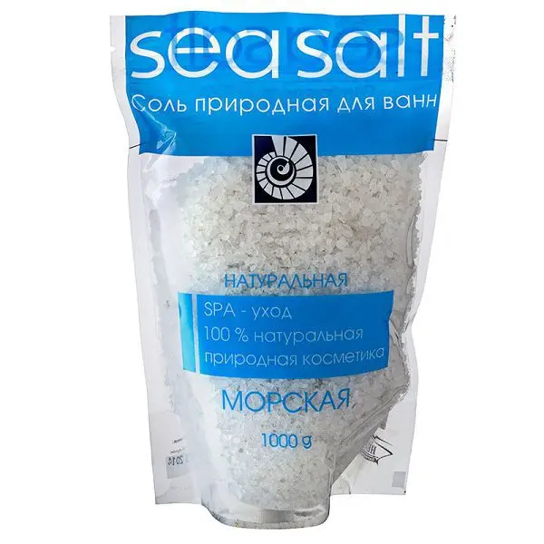 МОРСКАЯ соль для ванн натуральная 1кг (Негоциант, РФ)