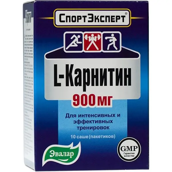 СПОРТЭКСПЕРТ L-КАРНИТИН пор. (саше) 3.5г N10 (ЭВАЛАР, РФ)