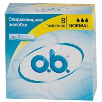 ОБИ (o.b.) тампоны гигиенические Ориджинал Нормал N8 (ДЖНС&ДЖНС, ФРАНЦИЯ)