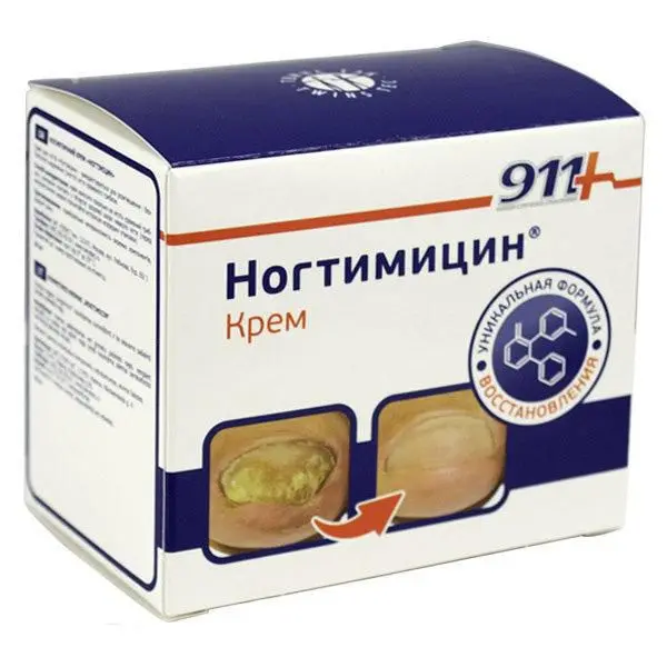 911 Ногтимицин крем для ногтей 30мл (ТВИНС ТЭК, РФ)