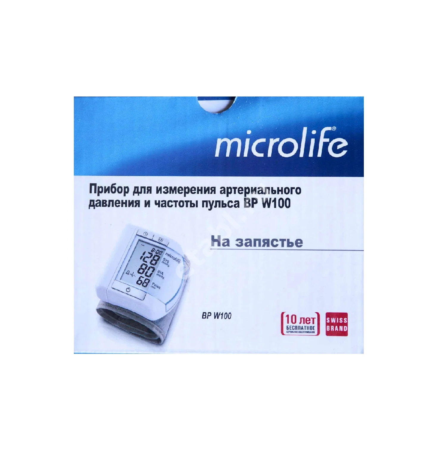 ТОНОМЕТР Микролайф автомат на запястье арт.BP W100 (МИКРОЛАЙФ, КИТАЙ)