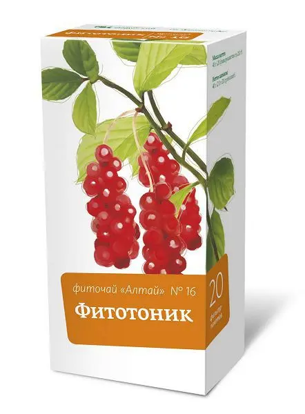 АЛТАЙ N16 Фитотоник с Лимонником фиточай (фильтр-пак.) 2г N20 (Алтайский  Кедр, РФ)