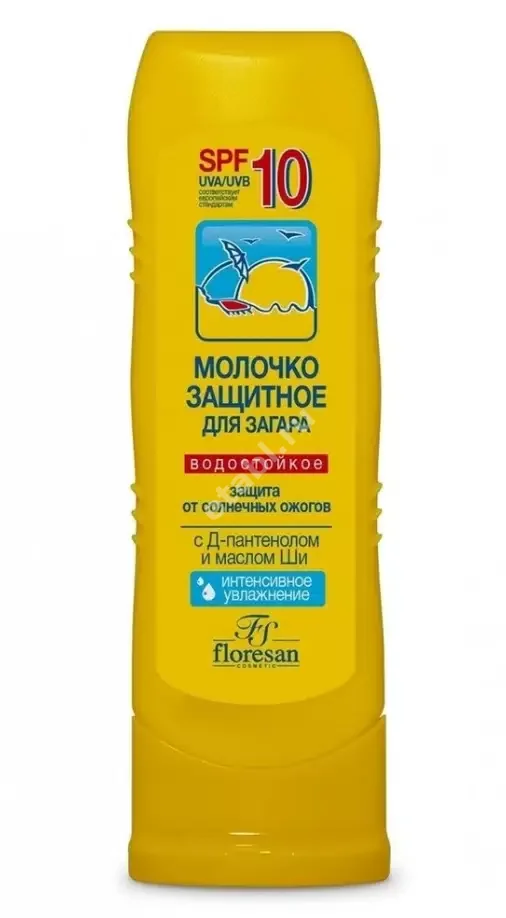 ФЛОРЕСАН молочко для лица/тела солнцезащит SPF10 (Ф-103) 125мл (Флоресан, РФ)