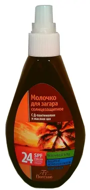 ФЛОРЕСАН Пальмовый рай солнцезащитное молочко для загара SPF24 (Ф251) 160мл (Флоресан, РФ)