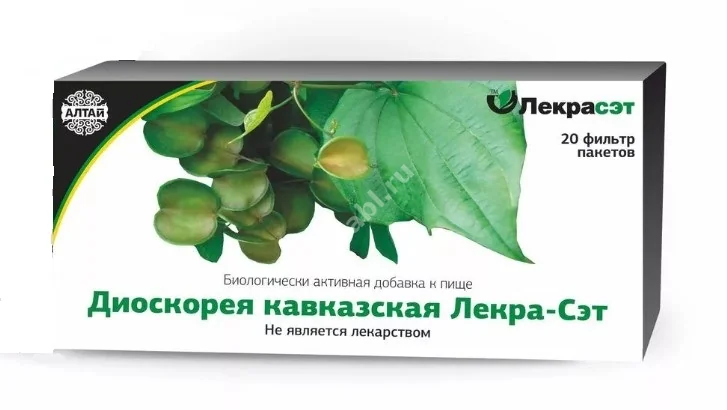 ДИОСКОРЕЯ КАВКАЗСКАЯ корневища с корнями (фильтр-пак.) 1.5г N20 (Лекра-СЭТ, РФ)