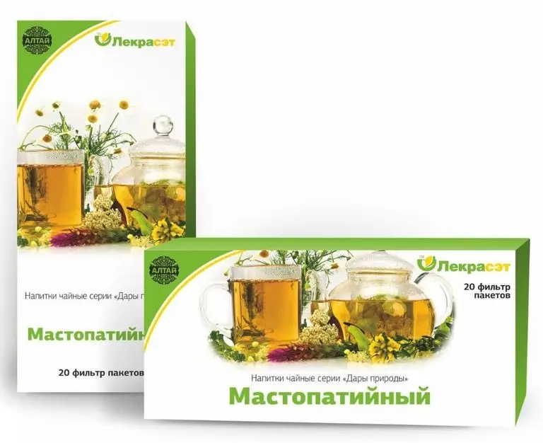 МАСТОПАТИЙНЫЙ СБОР Дары природы чайный напиток (фильтр-пак.) 1.5г N20 (Лекра-СЭТ, РФ)