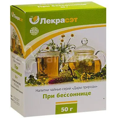 ЛЕКРАСЭТ При бессоннице чайный напиток 50г N1 (Лекра-СЭТ, РФ)