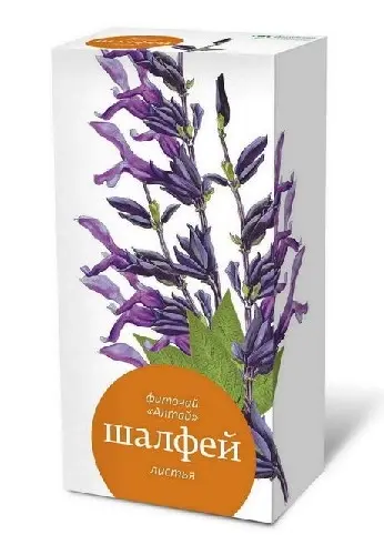 ШАЛФЕЯ ЛИСТЬЯ (фильтр-пак.) 1.5г N20 (Алтайский  Кедр, РФ)