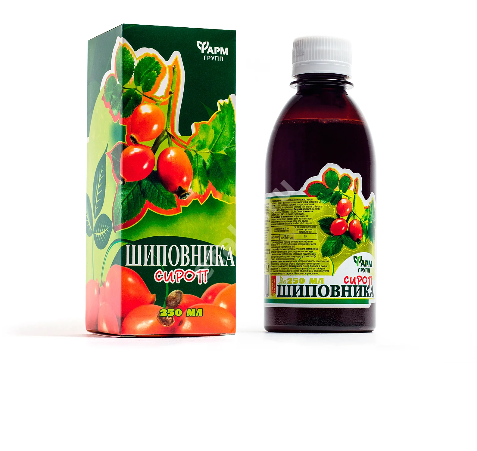 ШИПОВНИКА СИРОП (фл.) 250мл N1 (Алтай-фарм ООО/Фармгрупп, РФ)