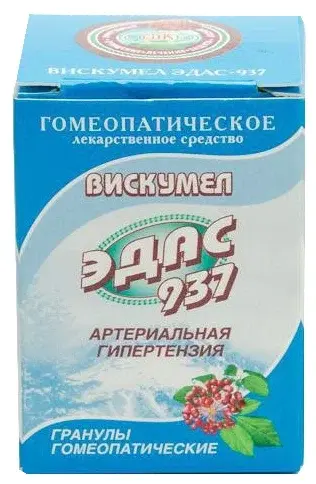 ЭДАС -937 гран. гомеопат. 20г N1 (гипертония) (Эдас Холдинг, РФ)