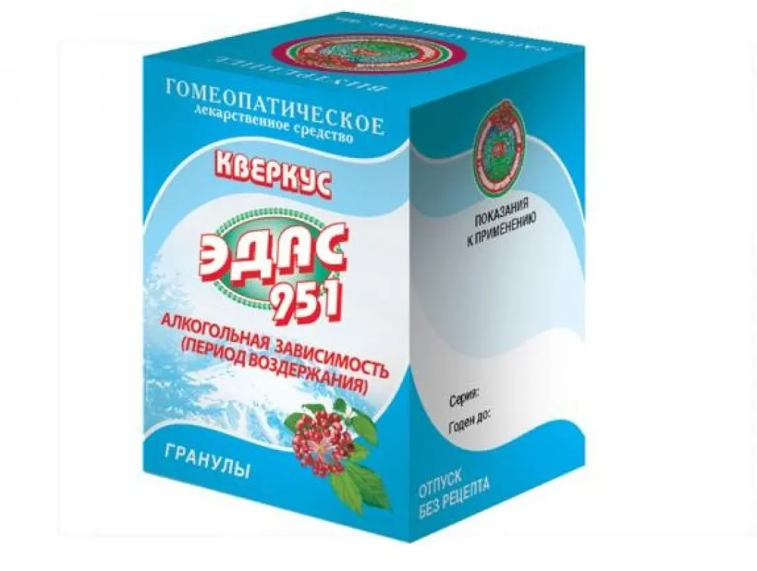 ЭДАС -951 Кверкус гранулы гомеопатические 20г N1 Эдас Холдинг РФ: купить в  Белгороде| Интернет-аптека eTabl.ru (партнер Таблеточка)