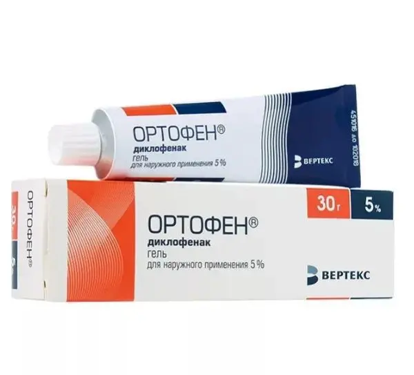 ОРТОФЕН гель 5% - 30г N1 (ВЕРТЕКС, РФ)