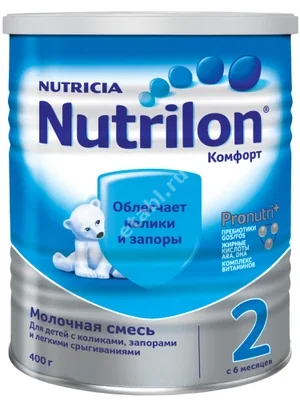 НУТРИЛОН Комфорт смесь сухая 2 6-12м 400г (Нутриция Куийк, НИДЕРЛАНДЫ)