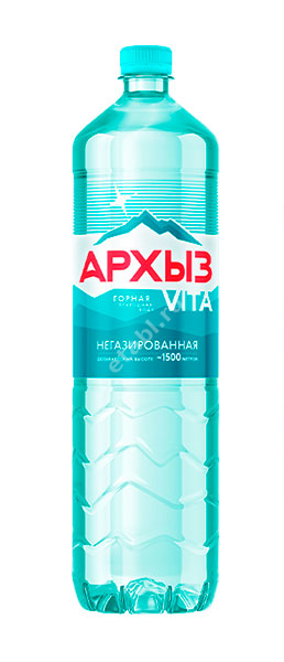 ВОДА ПИТЬЕВАЯ негаз. (бут. п/э) 1.5л (Висма-Архыз, РФ)