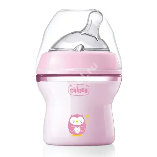 ЧИККО (Chicco) бутылочка пласт. 150мл силик соска средн поток Natural Feeling 0м+ 310205012 (ОЛТРИ, ИТАЛИЯ)