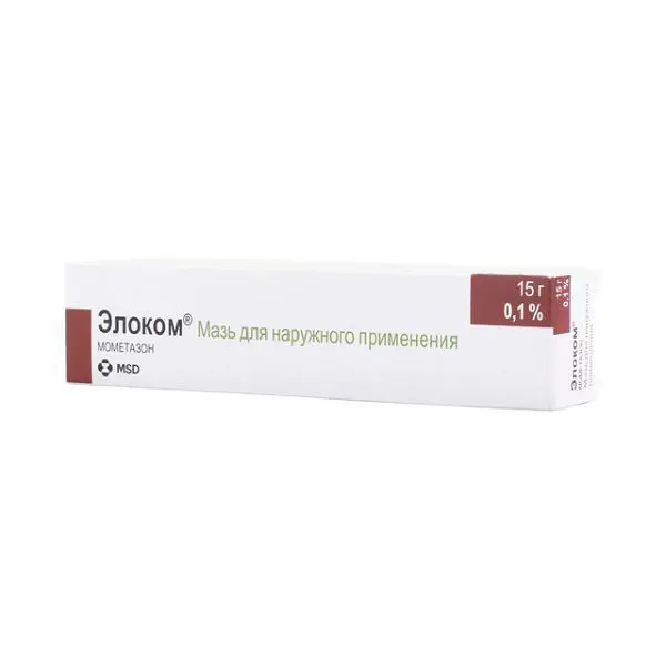 ЭЛОКОМ мазь (туба) 0.1% - 15г N1 (МСД, БЕЛЬГИЯ)