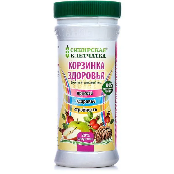 КЛЕТЧАТКА 170г Корзинка здоровья (Сибирская Клетчатка, РФ)