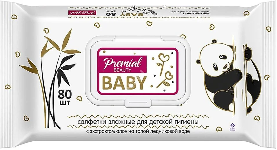 САЛФЕТКИ ВЛАЖНЫЕ ДЕТСКИЕ N80 (Бумфа Групп, РФ)