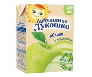 БАБУШКИНО ЛУКОШКО сок осветл. б/сах. 5м+ 200мл (Комплекс-Агро, РФ)