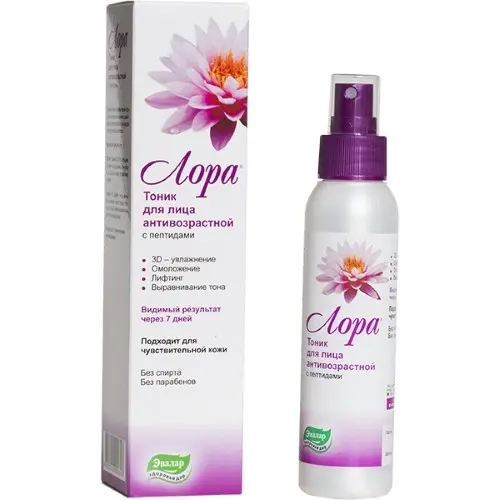 ЛОРА Тоник д/лица антивозрастной 100мл (ЭВАЛАР, РФ)