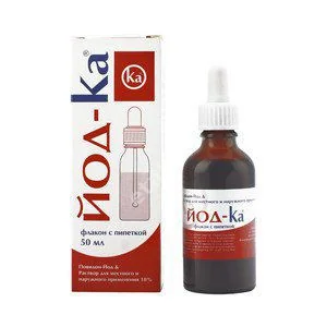 ЙОД-КА (ПОВИДОН-ЙОД) р-р (фл. с пипет.) 10% - 50мл N1 (ЗЕЛДИС, РФ)