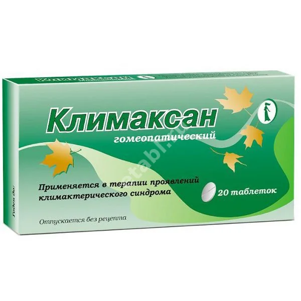 КЛИМАКСАН табл. д/рассас. гомеопат. N20 (МАТЕРИА МЕДИКА, РФ)